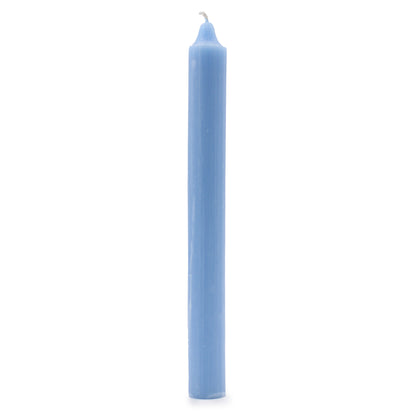 10 x Velas a granel de color sólido - Azul marino rústico - Paquete de 10