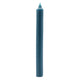 10 x Velas a granel de color sólido - verde azulado rústico - Paquete de 10