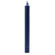 10 x Velas a granel de color sólido - Azul marino rústico - Paquete de 10