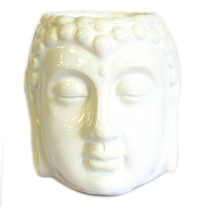Quemador de Aceite Buda Blanco