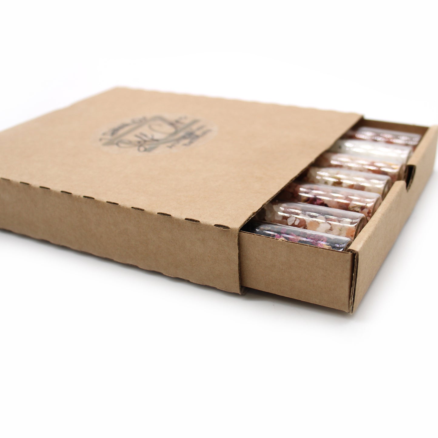 Badesalz in Fläschchen - 7er-Pack