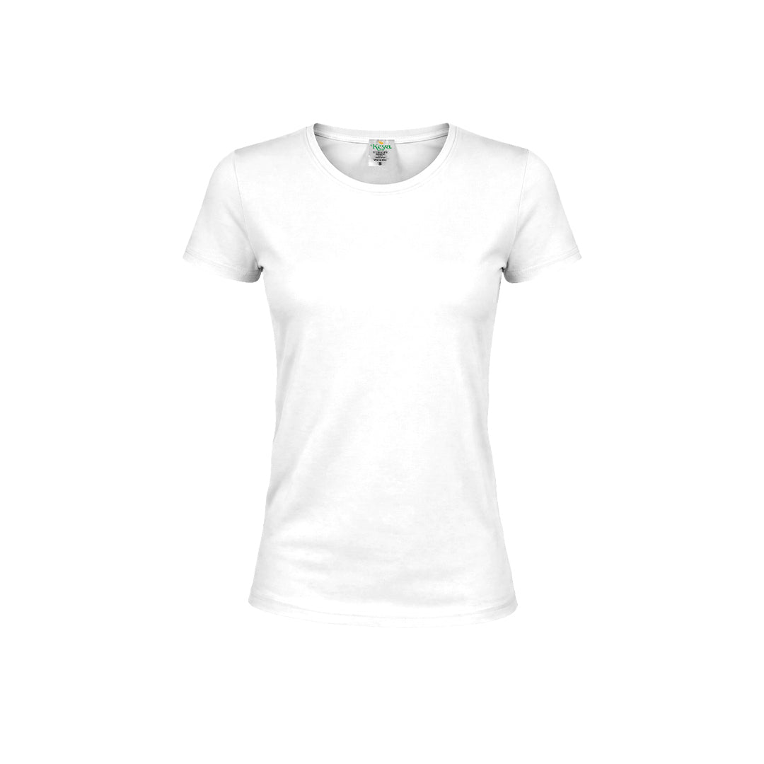 Camiseta Mujer Blanca "keya" (lote de 100)