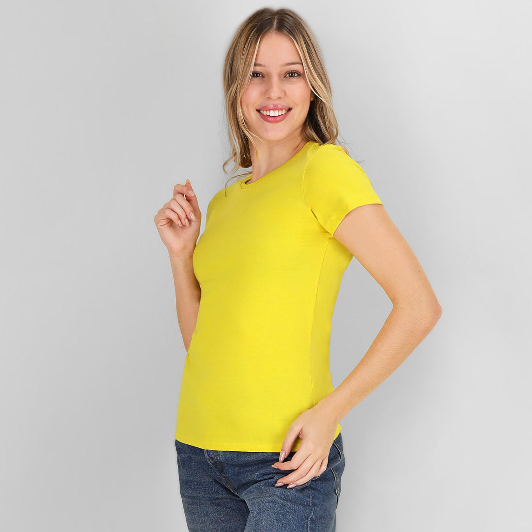 Camiseta Mujer Color "keya" (lote de 100)