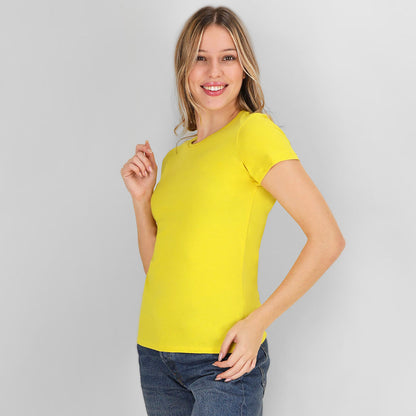 Camiseta Mujer Color "keya" (lote de 100)