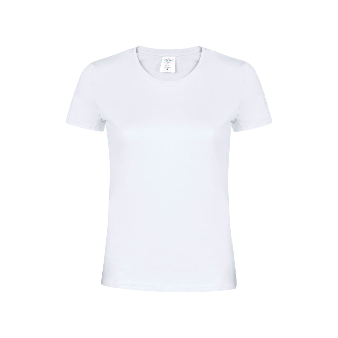 Camiseta Mujer Blanca "keya" (lote de 100)