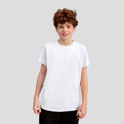 Camiseta Niño Blanca "keya" (lote de 100)