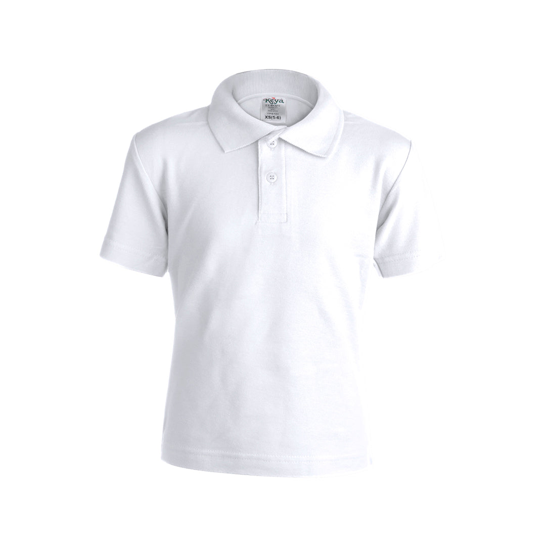 Polo Niño Blanco "keya" (lote de 50)