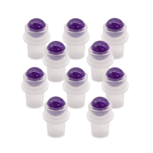 Edelstein-Rollerspitze für 5-ml-Flasche – Amethyst