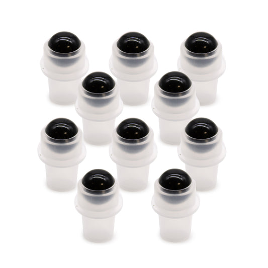 Edelstein-Rollerspitze für 5-ml-Flasche – Schwarzer Turmalin