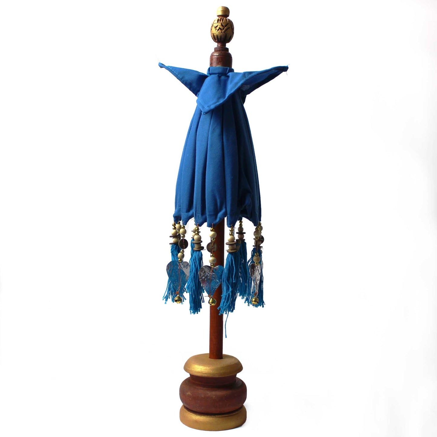 Bali Home Decor Sonnenschirm - Baumwolle - Blau - 40cm