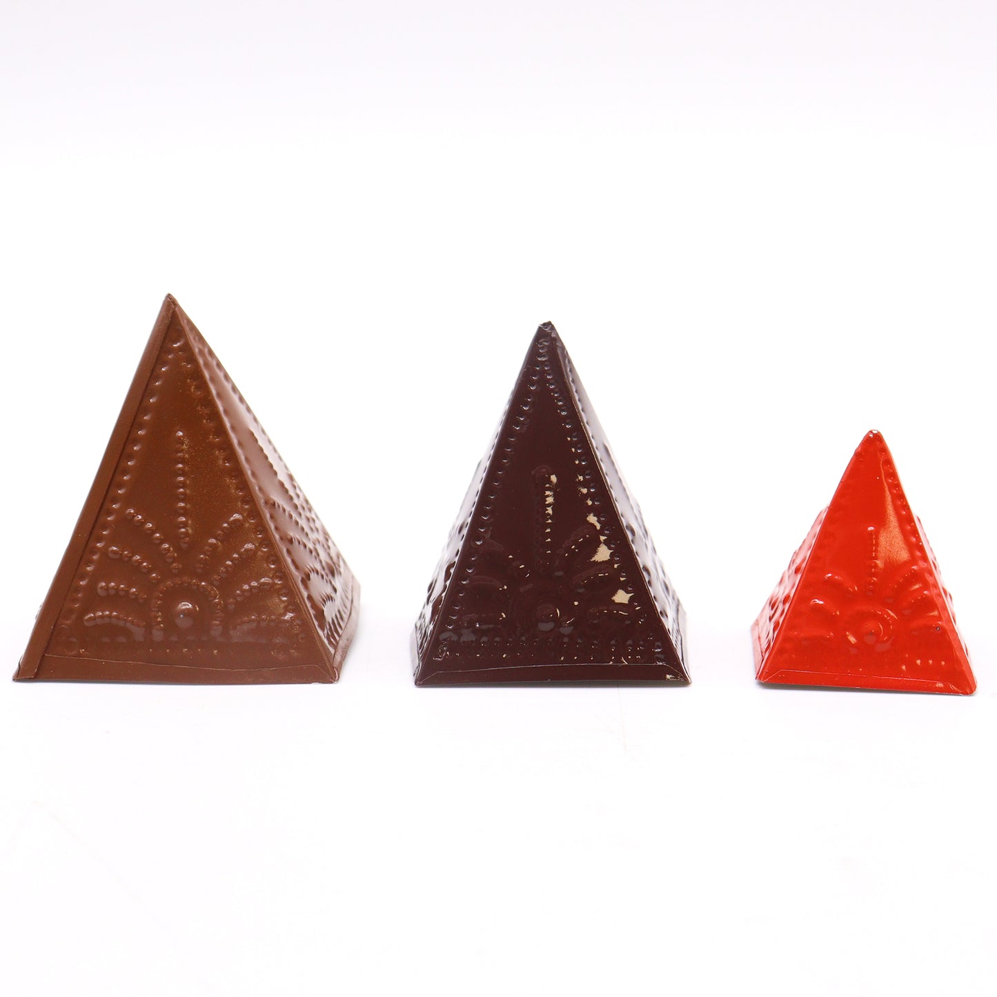 Räucherpulver-Formen-Set - Hellbraun, Dunkelbraun, Orange