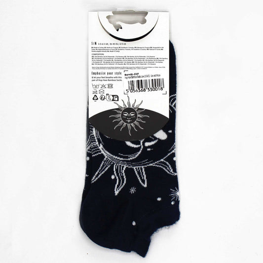 Hop Hare Bambus Niedrige Socken S/M (36-40) - Sonne &amp; Mond