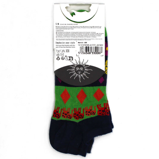 Hop Hare Bambus Niedrige Socken M/L (41-46) - Lucky Elephant