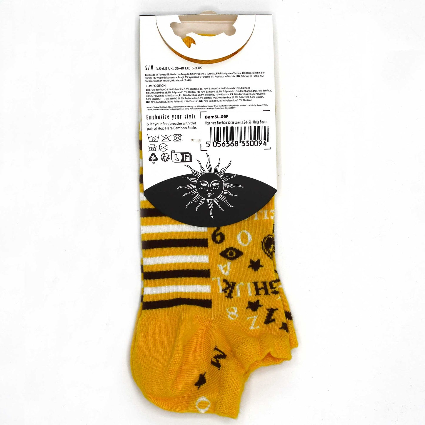Hop Hare Bambus Niedrige Socken S/M (36-40) - Ouija-Brett