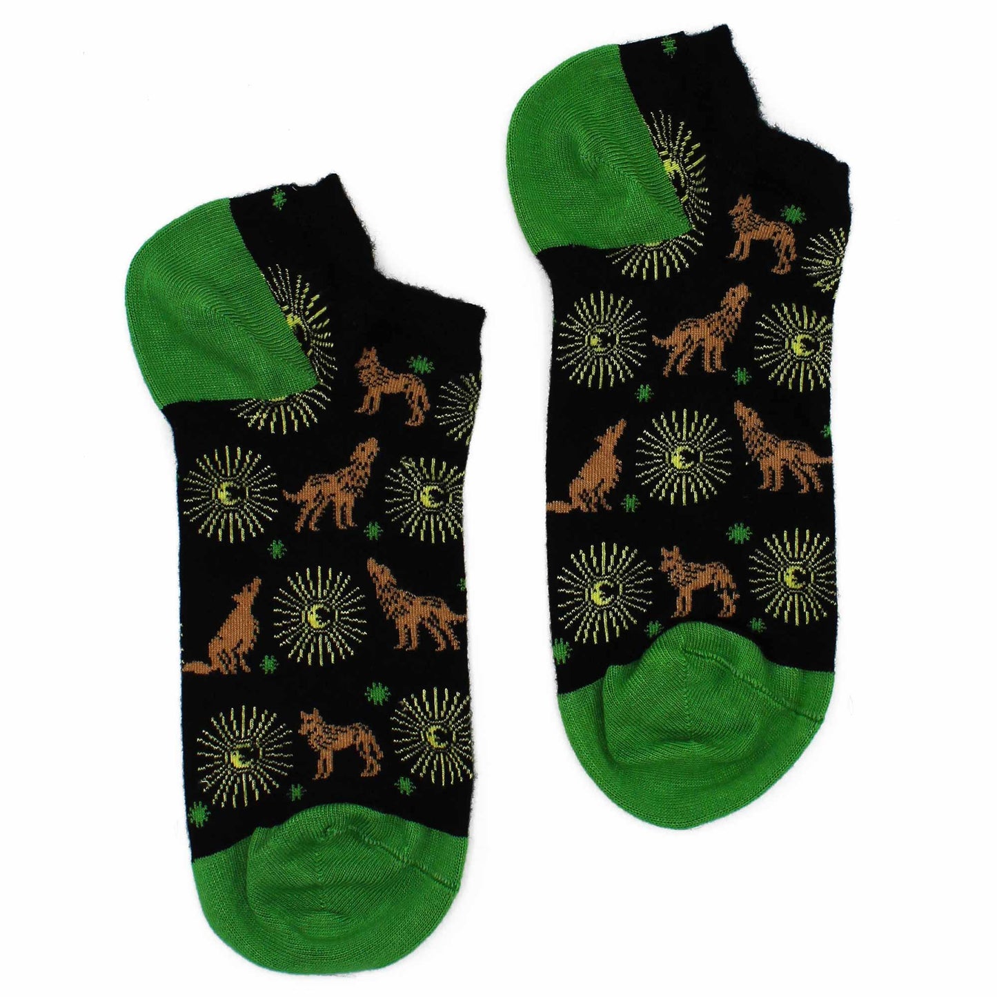 Hop Hare Bambus Niedrige Socken M/L (41-46) - Moonlight Wolfs