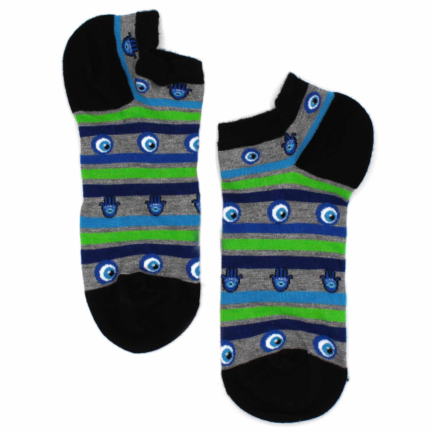 Hop Hare Bambus Niedrige Socken M/L (41-46) - Böser Blick &amp; Hamsa