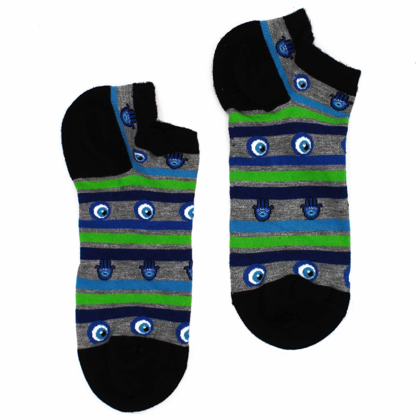 Hop Hare Bambus Niedrige Socken M/L (41-46) - Böser Blick &amp; Hamsa