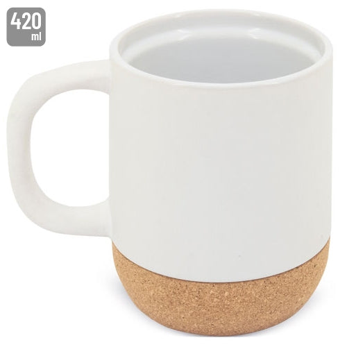 Tasse en céramique blanche