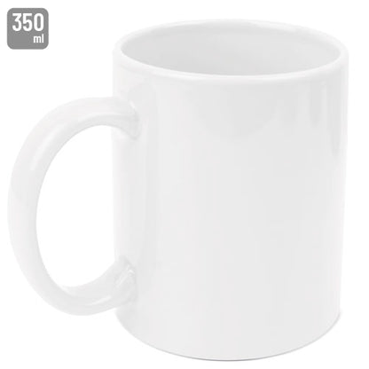 Mug Sublimación Cerámica 350 ml Blanco con Caja