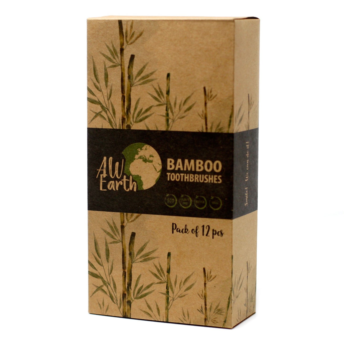 Bambuszahnbürste - Holzkohle