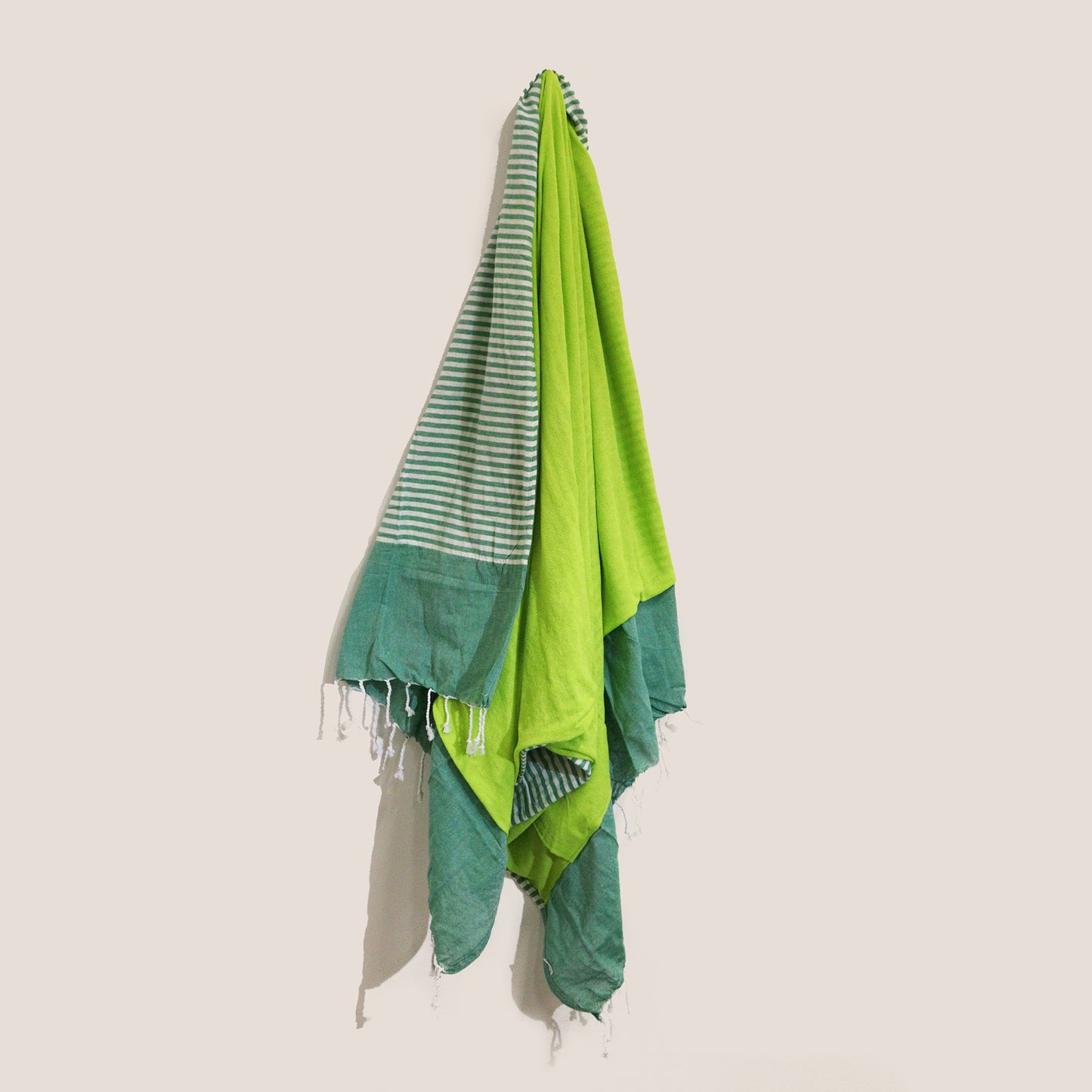 Pareo-Handtuch aus Baumwolle – 100 x 180 cm – Picnik Green