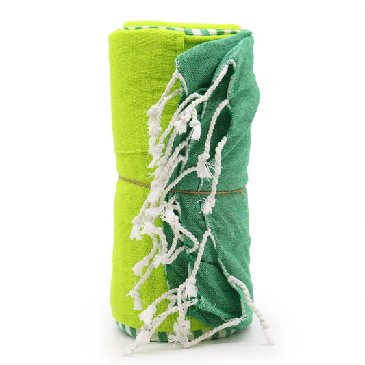 Pareo-Handtuch aus Baumwolle – 100 x 180 cm – Picnik Green