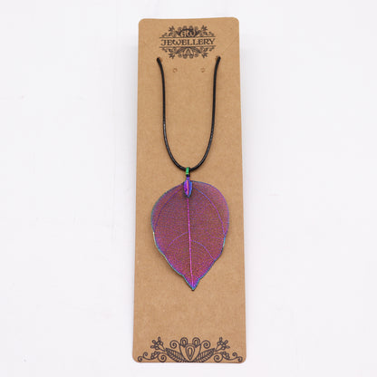 Collar Hoja Multicolor Sostenible