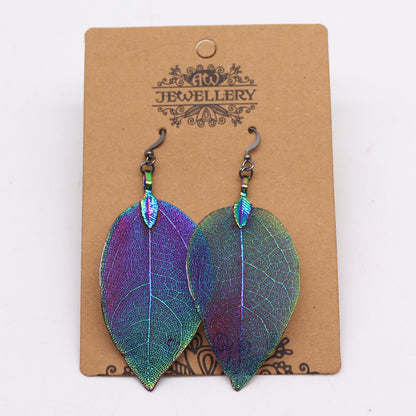 Pendientes Hoja Multicolor