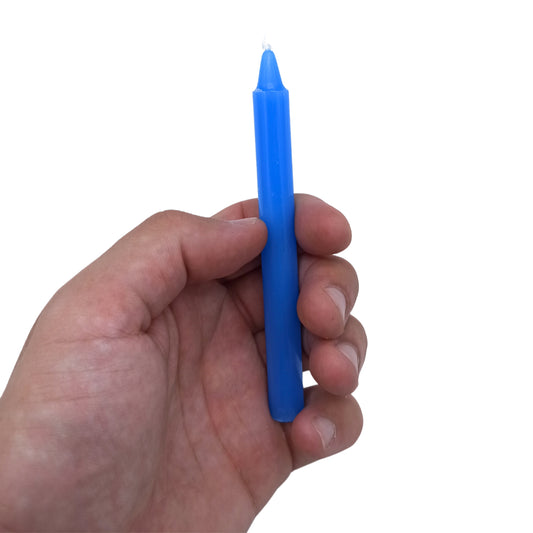 Manifest Magic Candles (12er-Pack) - Blau - Halschakra