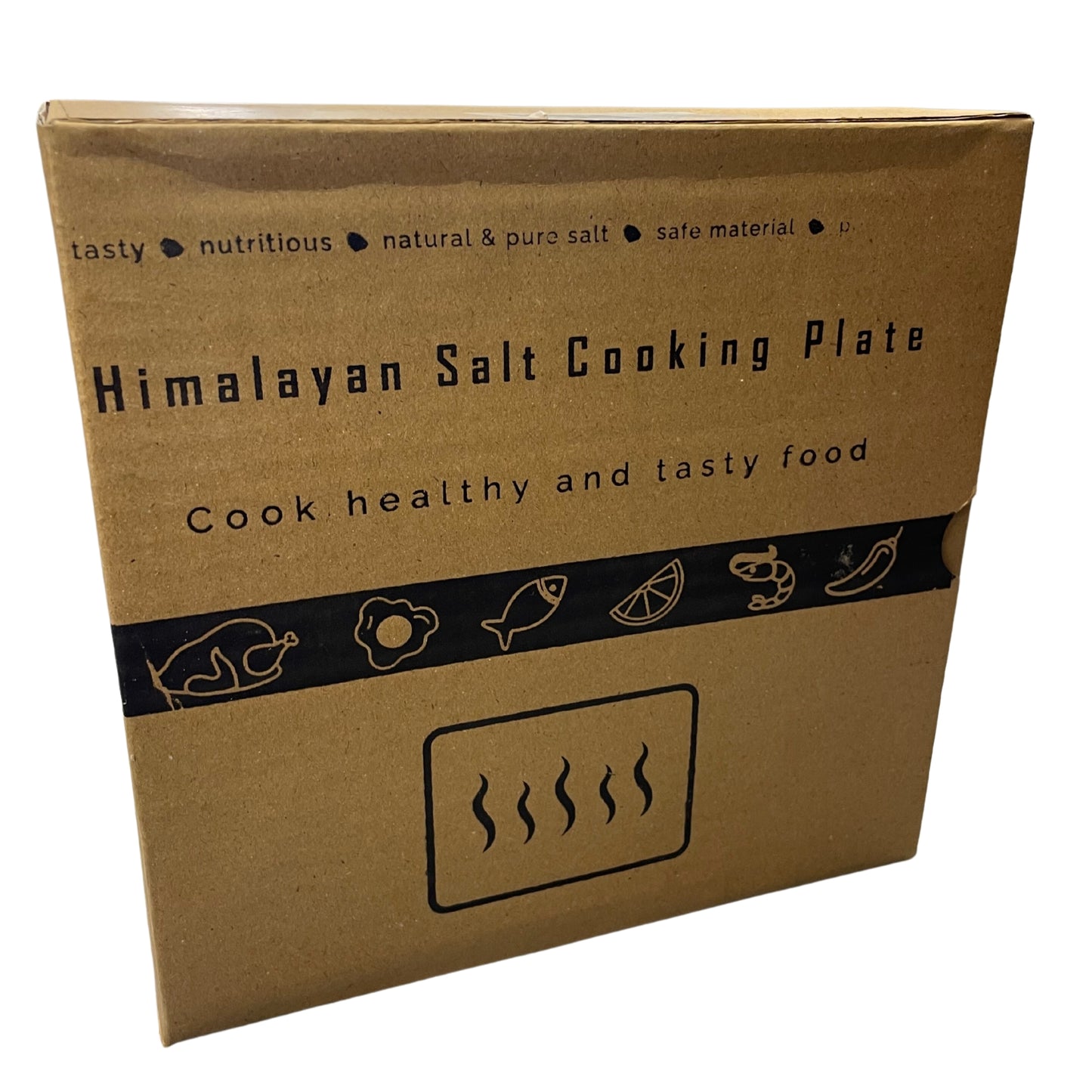 Himalaya-Salz-Kochplatte - Quadratisch - 20x20x5cm