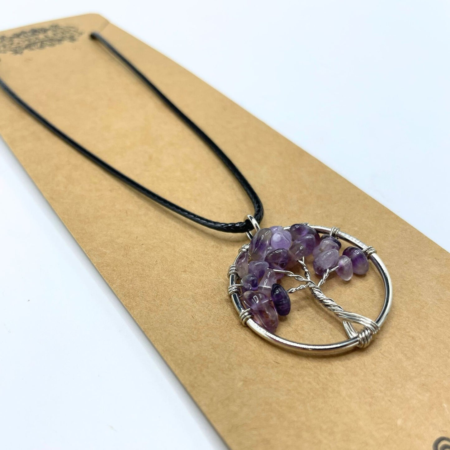 Lebensbaum Anhänger - Amethyst