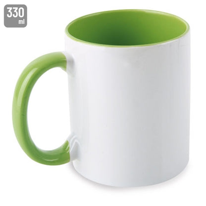 Taza Sublimación Interior Verde