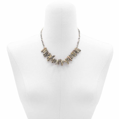 Collar de gemas Longstone - Piedra dálmata