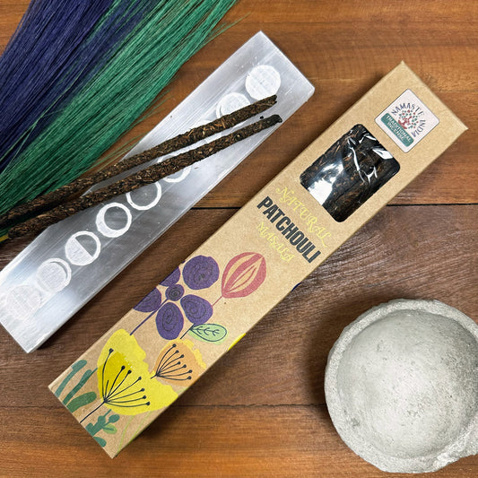 Natürliches botanisches Masala-Räucherwerk – Patchouli