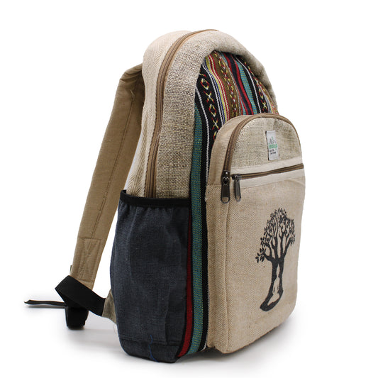 Großer Hanfrucksack – Bohdi Tree Design