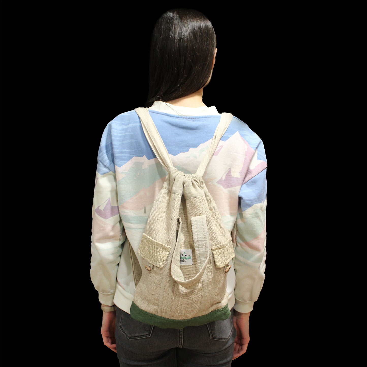 Laptop-Rucksack - Hanf und Baumwolle