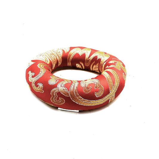 10 cm Reifenkissen (für 12–14 cm große tibetische Klangschalen) – Rot