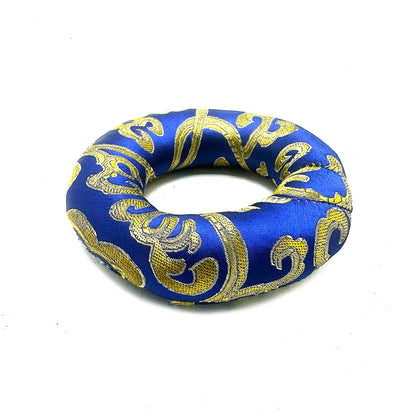 Coussin cerceau de 10 cm (pour bol chantant tibétain de 12 à 14 cm) - Bleu