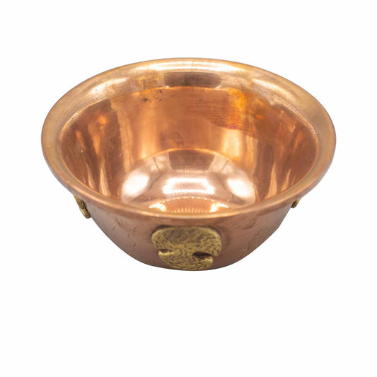Kupfer-Ritualschale mit Lebensbaum 12x5cm