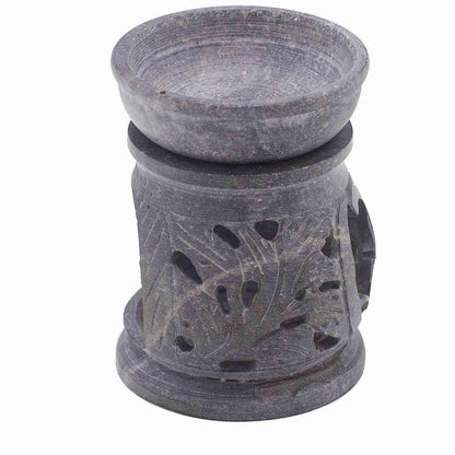 Kleiner Ölbrenner aus Speckstein 8cm - Om