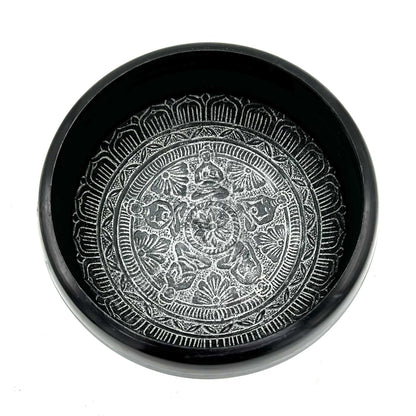 Tibetische Klangschale - Om Five Buddha - 16cm