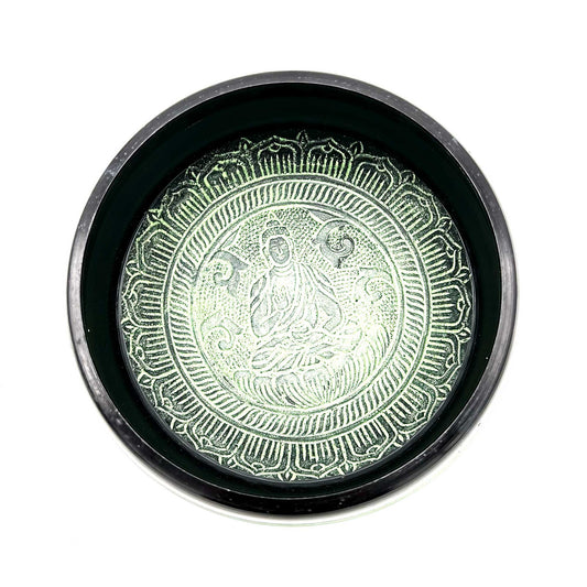 Tibetische Klangschale - Mandala Buddha - 16 cm