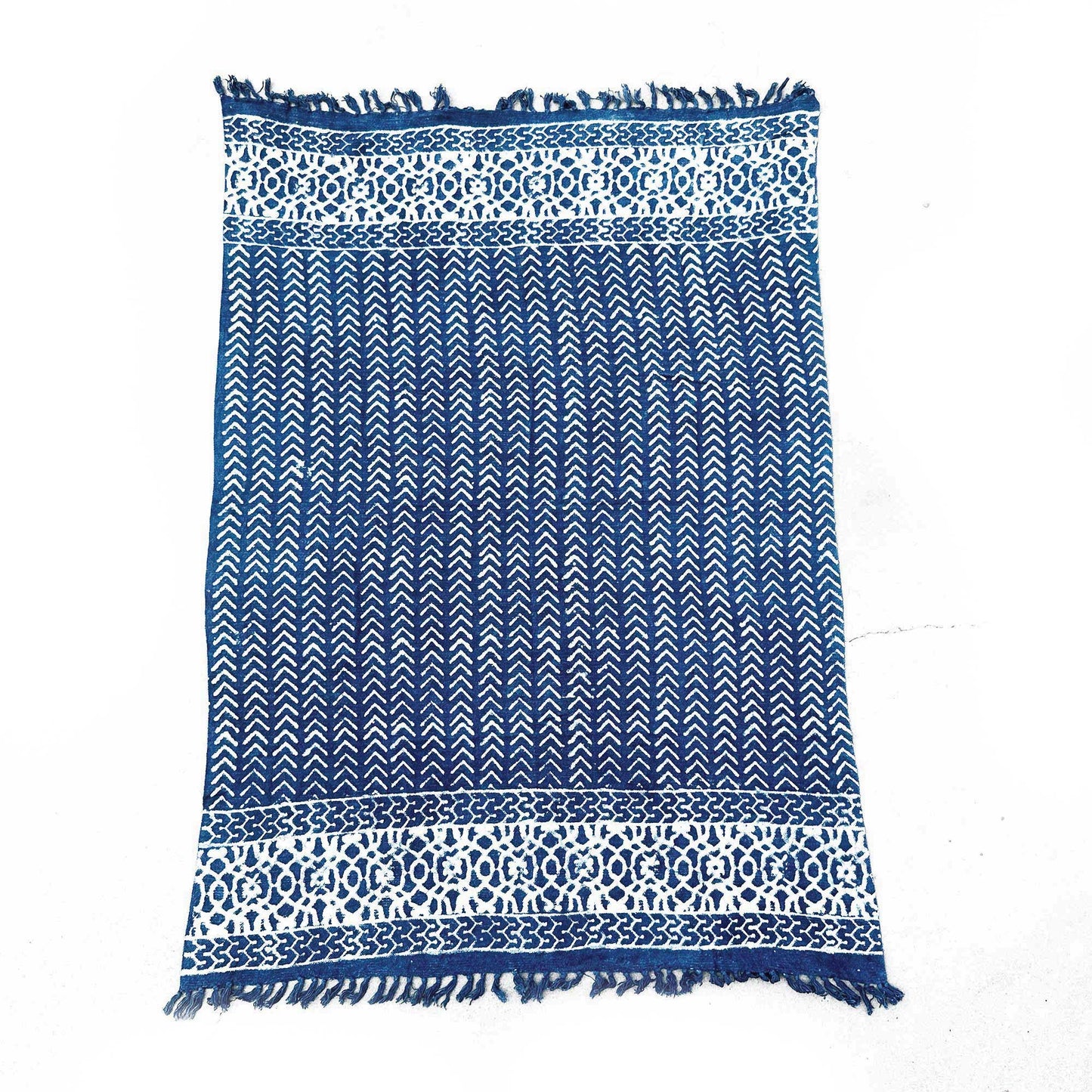 Handgemachte Indigodecke - 170x120cm - Seedha Arrows