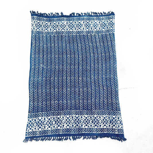 Handgemachte Indigodecke - 170x120cm - Seedha Arrows
