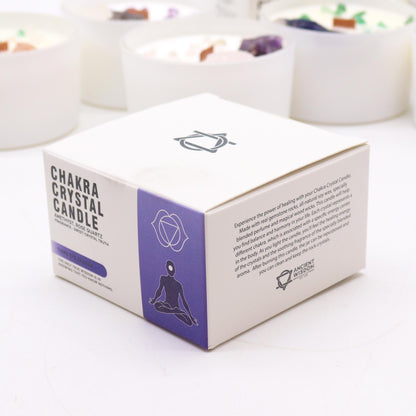 Velas de Cristal de Chakra  - Chakra del tercer ojo