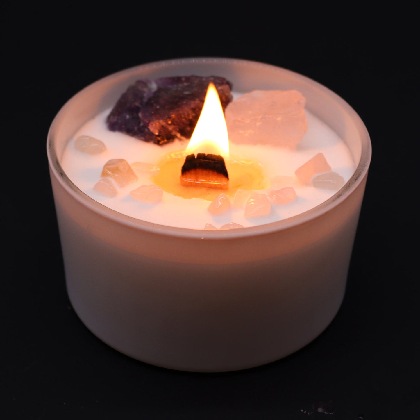 Bougies en cristal de chakra - Chakra du troisième œil