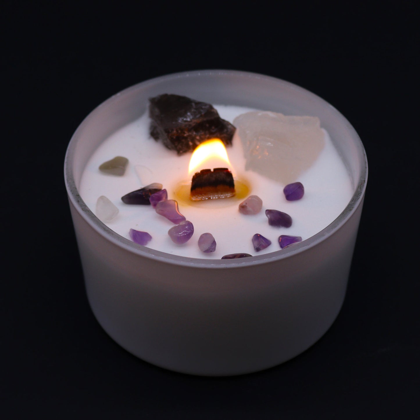 Chakra-Kristallkerzen - Kronenchakra