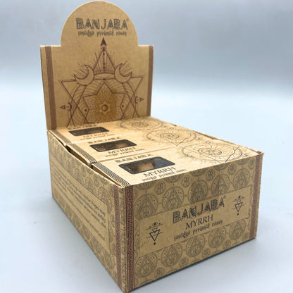 Banjara Räucherkegel in Pyramidenform – Myrrhe