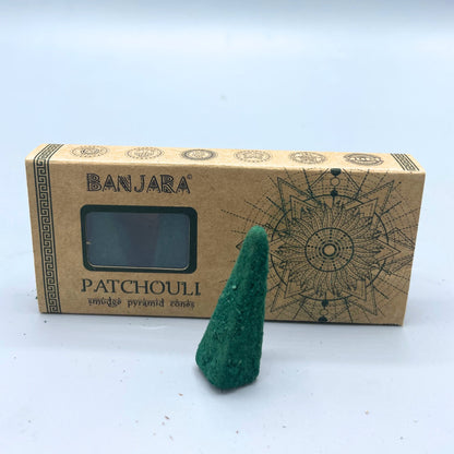 Conos piramidales Banjara Smudge - Patchouli