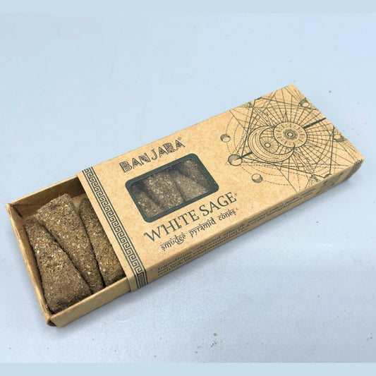 Banjara Räucherpyramidenkegel - Weißer Weizen